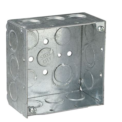 2-gang 4 in square metal electrical box|2 gang electrical outlet box.